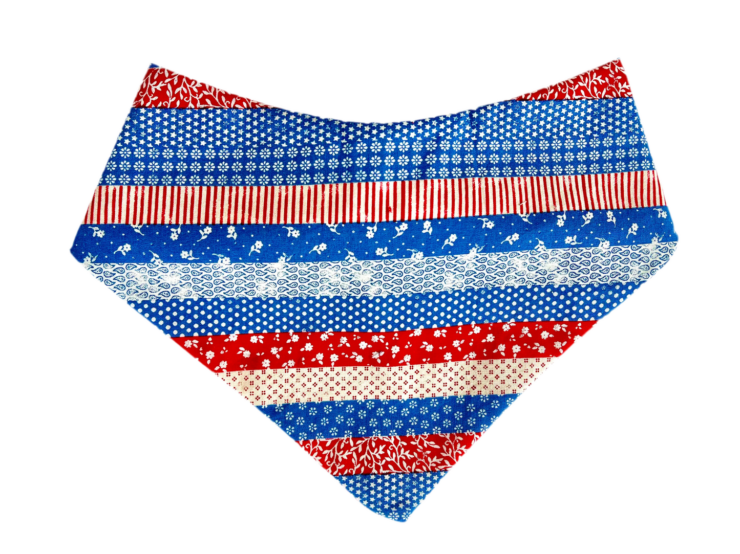 Red, White & Woof Bandana